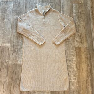 B. Young Women's Cream Sweater Dress